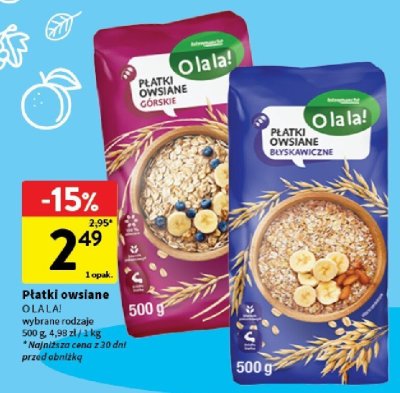 P艂atki owsiane g贸rskie promocja w Intermarche