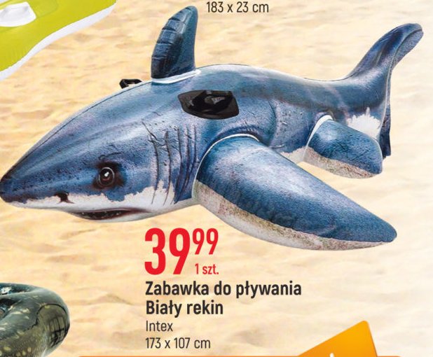 Rekin do pływania biały Intex promocja