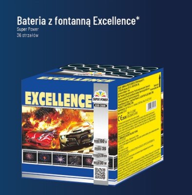 Bateria z fontanną Excellence Super Power promocja w POLOmarket