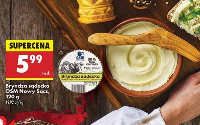 Bryndza sądecka Osm nowy sącz promocja