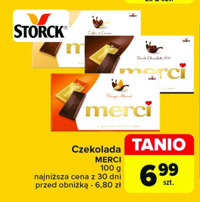 Bombonierka brązowa Storck merci promocja