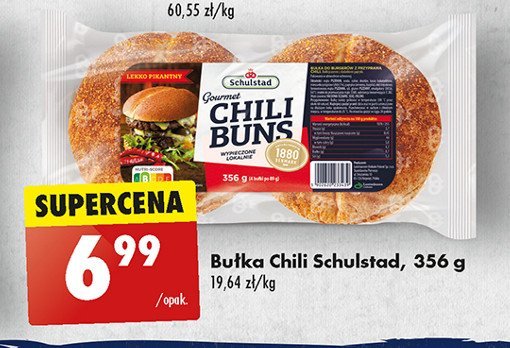 Bułki hamburgerowe z przyprawą chili Schulstad promocja