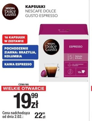 Kawa kapsułki DOLCE GUSTO ESPRESSO promocja w RTV EURO AGD