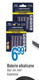 Baterie alkaiczne aa Esperanza promocja