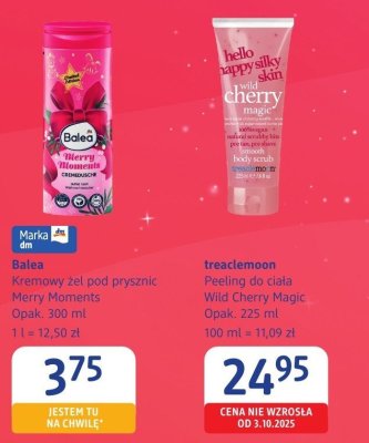 Peeling do ciała treaclemoon Wild Cherry Magic promocja w Drogerie DM
