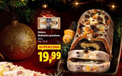 Makowiec premium Deluxe promocja w Lidl