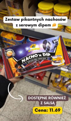 Nacho 'n Dip chipsy nachos z sosem serowym promocja w Kaufland