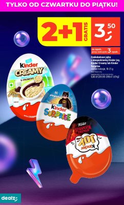 Czekoladowe jajka z niespodzianką Kinder Joy 19-21 g promocja w Dealz
