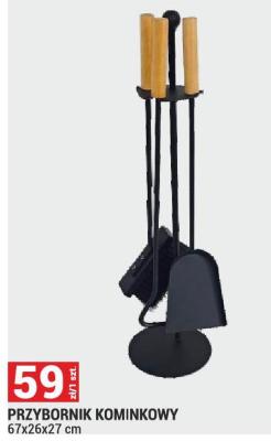 PRZYBORNIK KOMINKOWY 67x26x27 cm promocja w Merkury Market