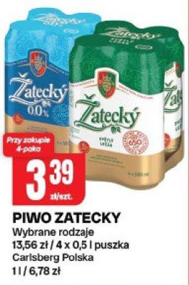 Piwo Żatecky promocja w Chorten