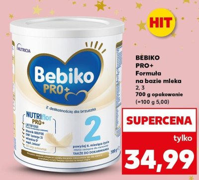 Formuła na bazie mleka BEBIKO PRO+ 2,3 promocja w Kaufland
