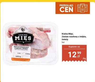 Zestaw rosołowy z indyka świeży promocja w Biedronka