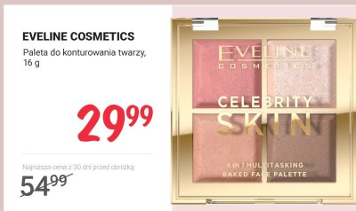 Paleta do konturowania twarzy Celebrity Skin promocja w Rossmann