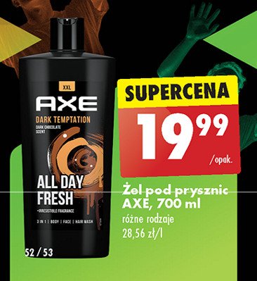 Żel pod prysznic Axe dark temptation promocja