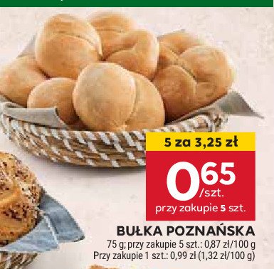 Bułka poznańska promocja w Stokrotka