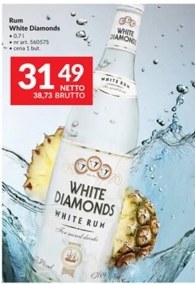 Rum White Diamonds promocja w Makro