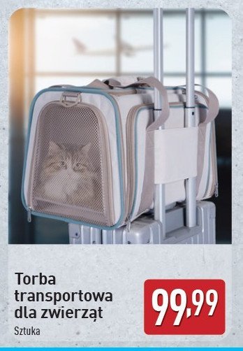 Torba transportowa dla zwierzaka promocja w Aldi