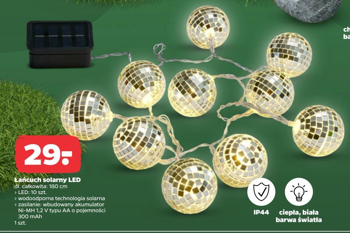 Łańcuch solarny led promocja