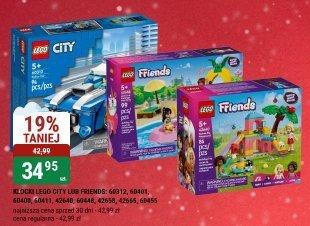 Klocki Lego City lub Friends 60412, 42610, 42611, 42612, 42636, 42639, 42645, 42656 promocja w bi1