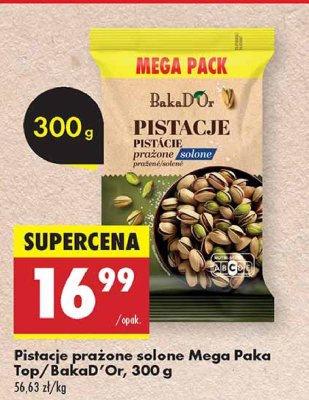 Pistacje prażone solone Bakad'or promocja