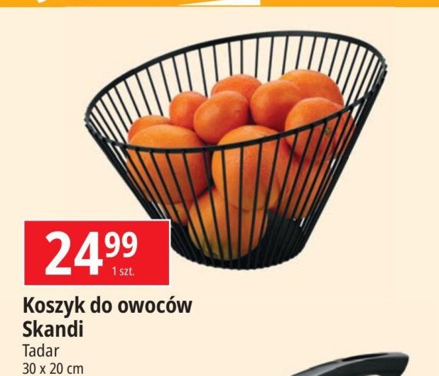 Koszyk na owoce skandi Tadar promocja w Leclerc