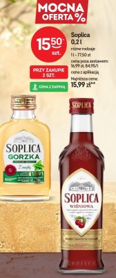 Wódka Soplica Gorzka 0,09l oryginalna, z miętą promocja w Żabka