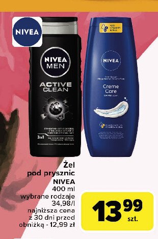 Żel pod prysznic Nivea creme care promocja w Carrefour