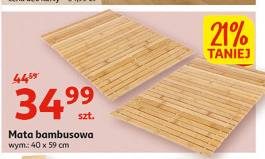 Mata bambusowa promocja