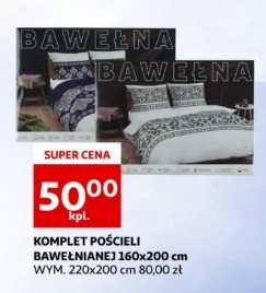 Komplet pościeli 160 x 200 cm promocja w Selgros