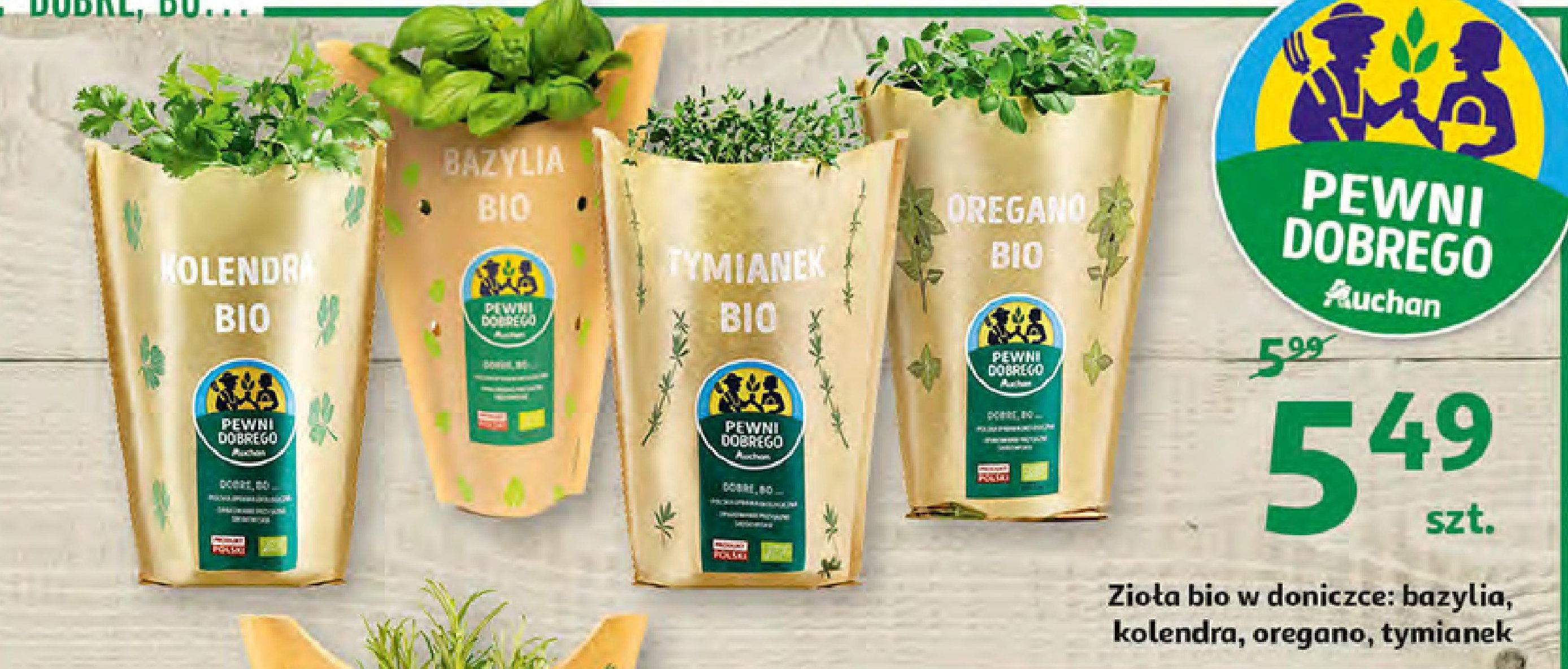 Baylia bio Auchan pewni dobrego promocja