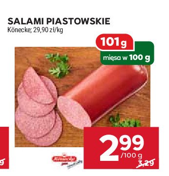 Salami piastowskie Konecke promocja