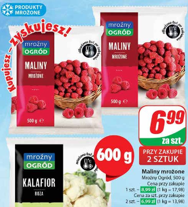 Maliny Mroźny ogród promocja