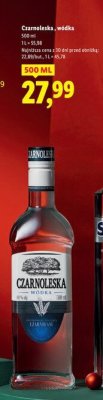 Wódka Czarnoleska promocja w Lidl