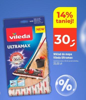 Wkład do mopa Vileda Ultramax promocja w Dealz