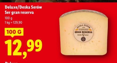 Ser gran reserva Deluxe / Deska Serów promocja w Lidl