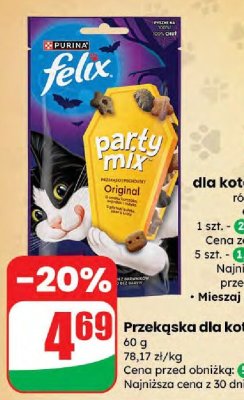 Przekąska dla kota Party Mix promocja w Dino