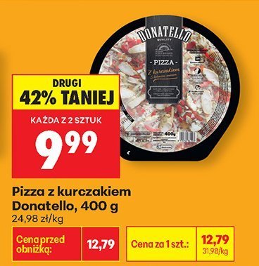 Pizza z kurczakiem Donatello promocja w Biedronka