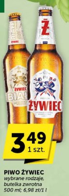 Piwo Żywiec wybrane rodzaje 500 ml promocja w Groszek