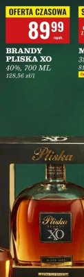Brandy Pliska XO 40% 700ml promocja w Biedronka