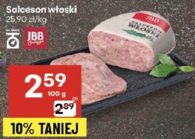 Salceson włoski promocja w Delikatesy Centrum