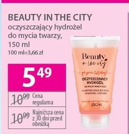 Oczyszczający hydrożel do mycia twarzy Beauty in the city promocja