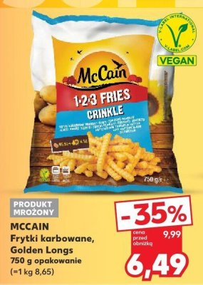 Frytki karbowane, Golden Longs promocja w Kaufland
