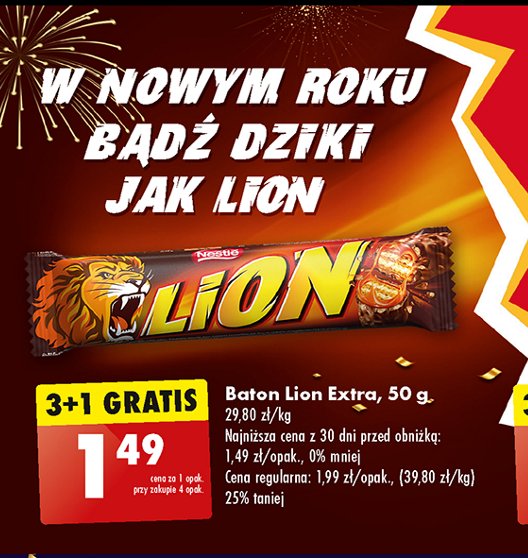 Baton Lion standard xl promocja