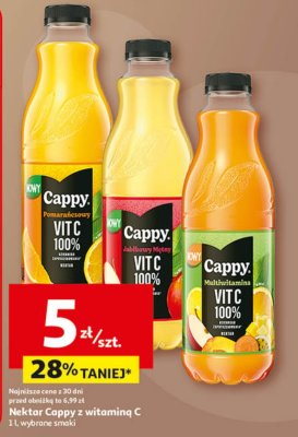 Nektar Cappy z witaminą C promocja w Auchan