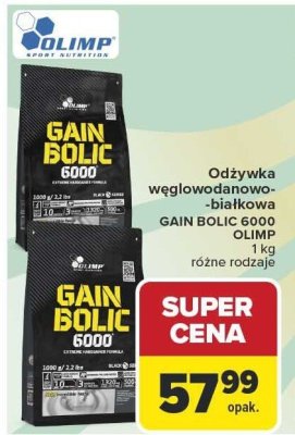Odżywka węglowodanowa białkowa GAIN BOLIC 6000  promocja w Carrefour