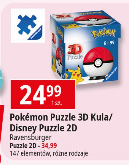 Puzzle 2d disney Ravensburger promocja