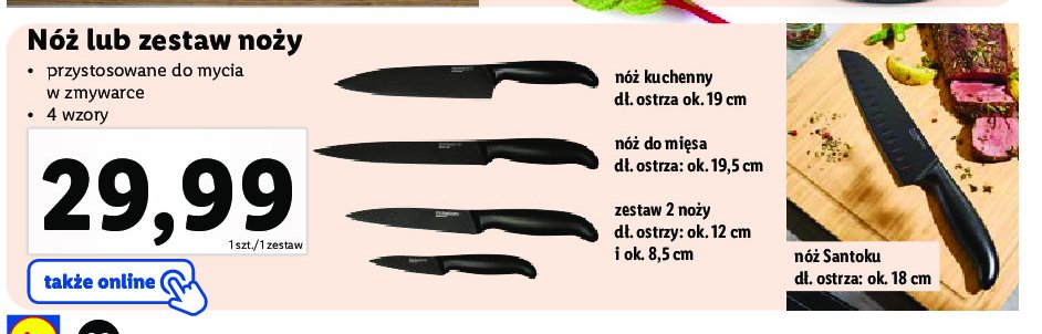 Nóż 19 cm Ernesto promocja