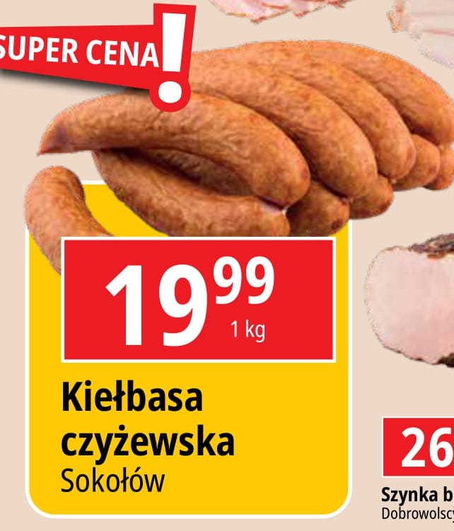 Kiełbasa czyżewska Sokołów promocja w Leclerc