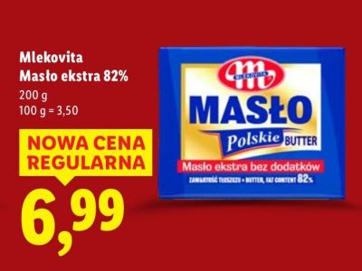 Masło ekstra 82% promocja w Lidl