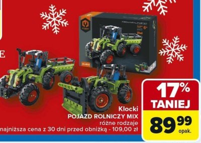 Klocki POJAZD ROLNICZY MIX różne rodzaje promocja w Carrefour